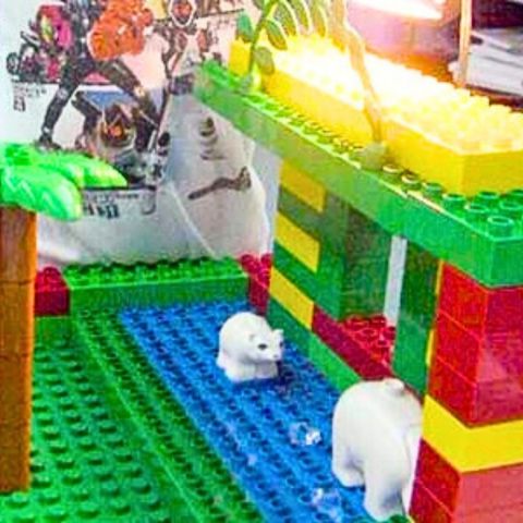 ブロック・ビルダーⅡ授業例「シロクマを冷やして」のイメージ