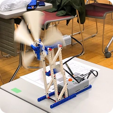 ジュニア・インベンター授業例「風量発電」